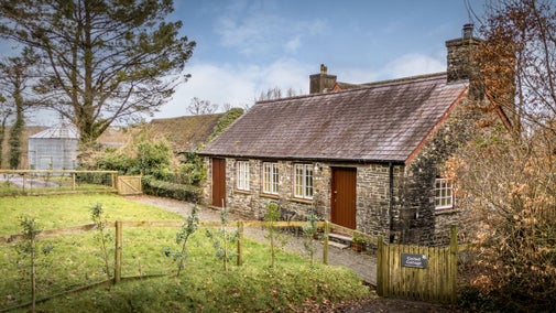The exterior of Cariad Cottage, Carmarthenshire